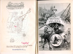 Treasure Island, by Robert Louis Stevenson, 1886 by Unbekannt