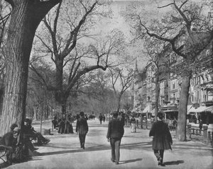 Tremont Street and The Common, Boston, USA by Unbekannt