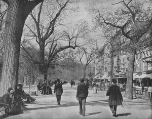 Tremont Street and The Common, Boston, c1897 by Unbekannt