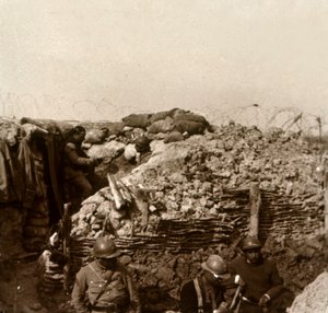 Trenches, Champagne, Northern France