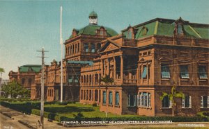 Trinidad, Government Headquarters. The Red House, early 20th century by Unbekannt