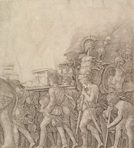 Triumph of Caesar: Soldiers Carrying Trophies by Unbekannt