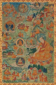 Tsong-kha-pa and Scenes from His Life by Unbekannt
