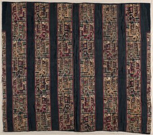 Tunic Fragments with Bird-Headed Creature, 600-1000