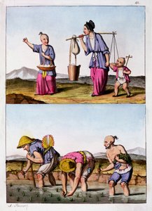 Two Chinese Scenes, c1830 by Unbekannt