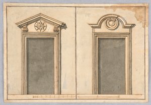Two Projects for Door Frames by Unbekannt