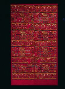Two Tapestry-woven Panel Fragments, 1000-1460s