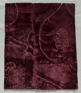 Two Velvet Fragments Sewn Together by Unbekannt