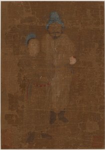 Two Male Figures, Standing by Unbekannt