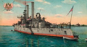 US Battleship Iowa, c1908 by Unbekannt