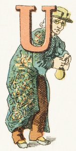 U - Usurer - Childish Alphabet, Editions Gordinne 1920