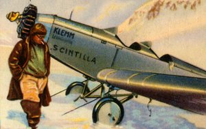 Udet lands on the Plateau du Trient, Mont Blanc