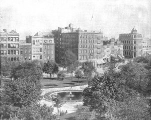Union Square, New York, USA, c1900