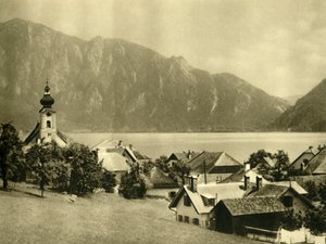 Unterach am Attersee, Upper Austria, c1935 by Unbekannt