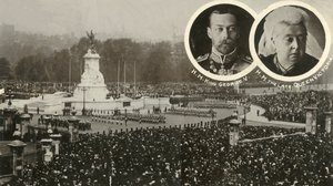 Unveiling of the Victoria Memorial, London by Unbekannt