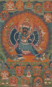 Vajrabhairava with His Consort Vajravetali