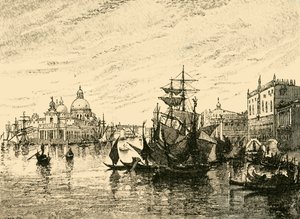 Venice: View from the Riva Degli Schiavoni, 1890 by Unbekannt