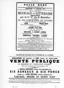 Vente Publique, from French Political Posters of the Paris Commune