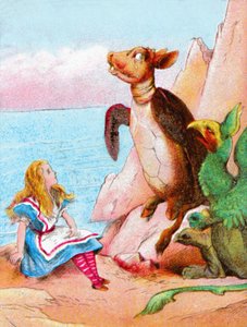 Very soon they came upon the Gryphon