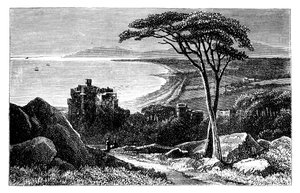 Victoria Castle with Killiney-Bray Head in the Distance, Ireland, c1888 by Unbekannt