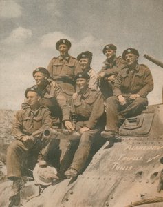 Victors of the Mareth Line, 1943 by Unbekannt