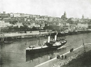 View from West Pier, Boulogne, France