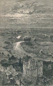 View from the Round Tower, 1895 by Unbekannt