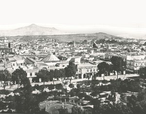 View from the cathedral, Puebla, Mexico