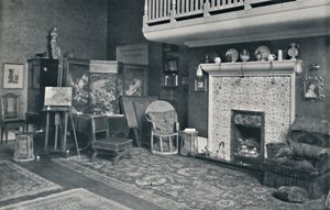 View in the Studio of Sir E. A. Waterlow, R.A. by Unbekannt