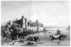 View of Allahabad, Showing the Fort