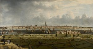 View of Antwerp from the Vlaams Hoofd by Unbekannt
