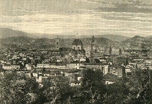 View of Florence from the Belvedere by Unbekannt