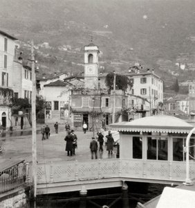 View of Moltrasio on the Shore of Lake Como, Italy, 20th Century by Unbekannt