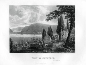 View of Newburgh, New York State by Unbekannt