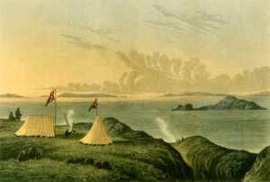 View of the Arctic Sea from the Mouth of the Copper Mine River, Midnight, July 1821