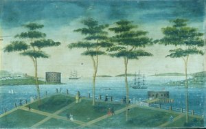View of the Battery, New York by Unbekannt