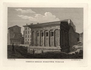 View of the Temple of Portunus