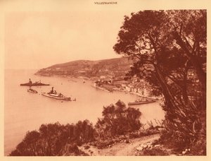 View of the Town and Roadstead, Villefranche, 1930 by Unbekannt