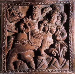 Vikrama, Terracotta Bas Relief, 5-6th Century by Unbekannt