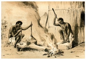Village Blacksmiths by Unbekannt