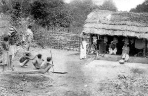 Village outcasts shopping in south India