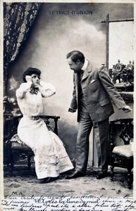 Vintage French postcard, c1900 by Unbekannt