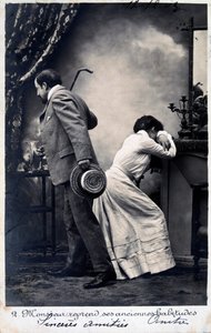 Vintage French Postcard by Unbekannt