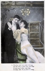 Vintage French Postcard, c1900 by Unbekannt