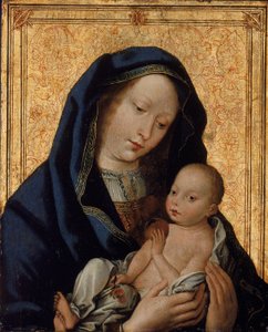 Virgin and Child with Apple by Unbekannt