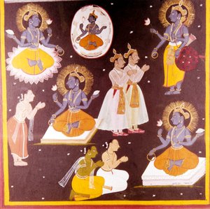 Vishnu Worshipped in Five Manifestations
