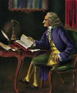 Voltaire 1694-1778 - Painting by Carmontel