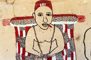 Voodoo Wall Painting on a Convent