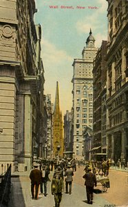 Wall Street, New York City, New York, USA by Unbekannt