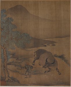 Water Buffalo and Herdboy, Possibly Ming Dynasty, 1368-1644 by Unbekannt